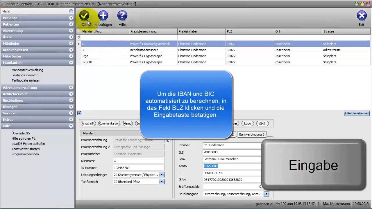 Umstellung auf IBAN und BIC